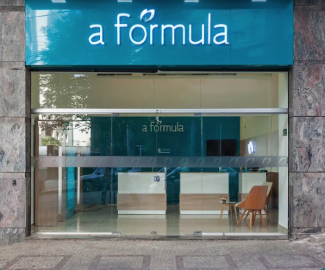 Fachada da A Fórmula - Farmácia de Manipulação em Belo Horizonte